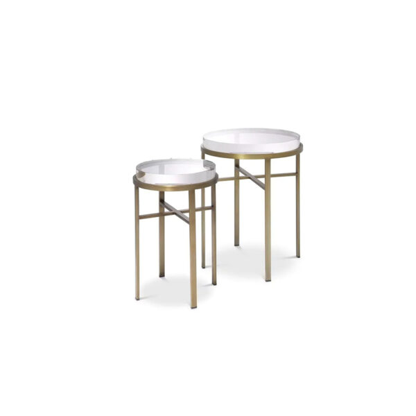 Eichholtz HOXTON SET OF 2 ΠΛΑΙΝΟ ΤΡΑΠΕΖΙ