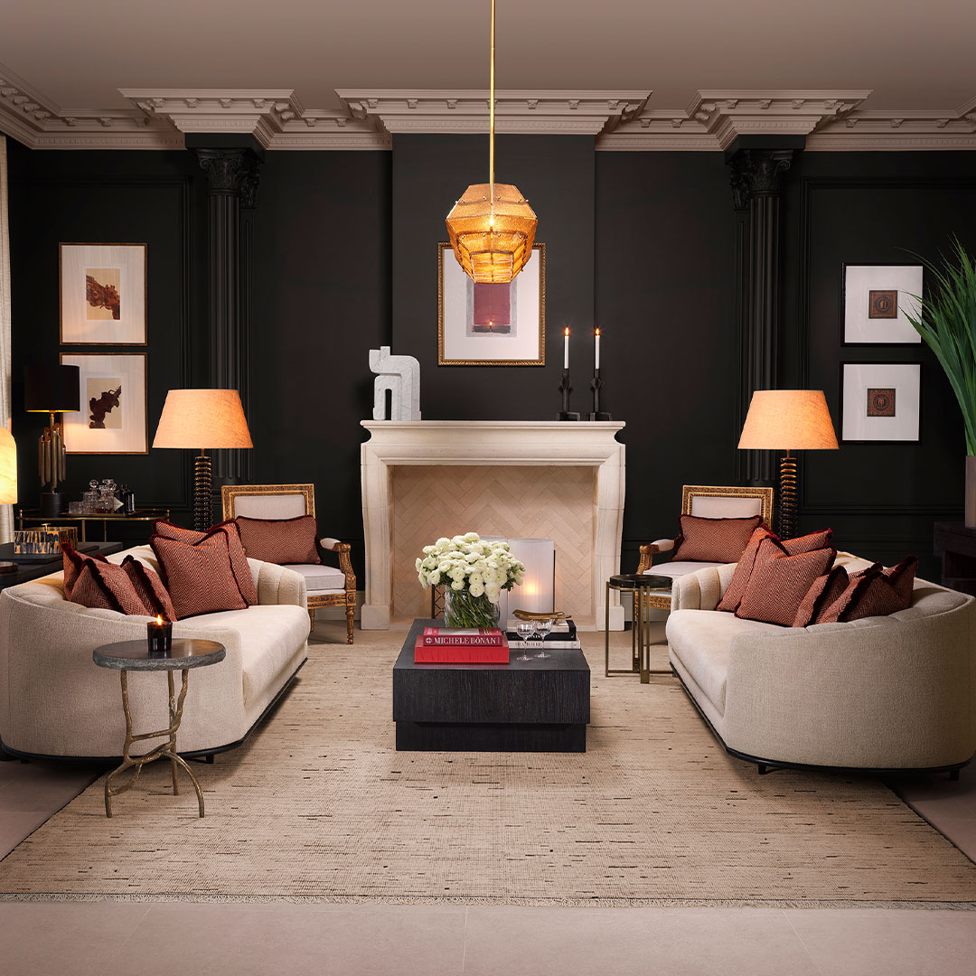 Kourtis Inhouse Eichholtz Πλαινό Τραπέζι Claremont