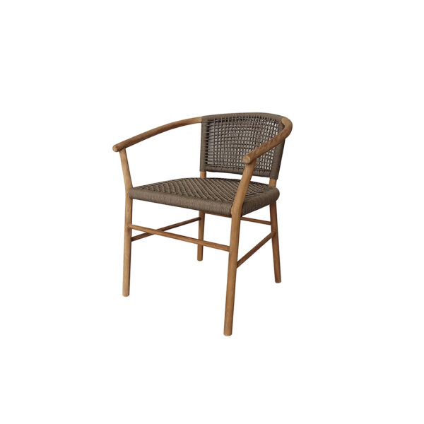 kourtis seating icon armchair woven outdoor dining