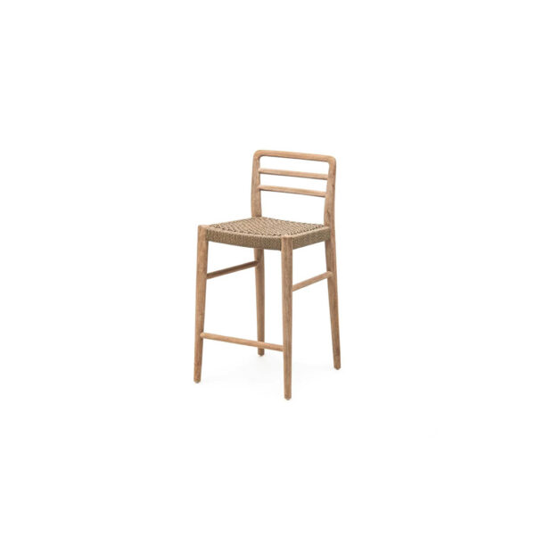 bar stool kourtis gommaire teak sally outdoor dining seating