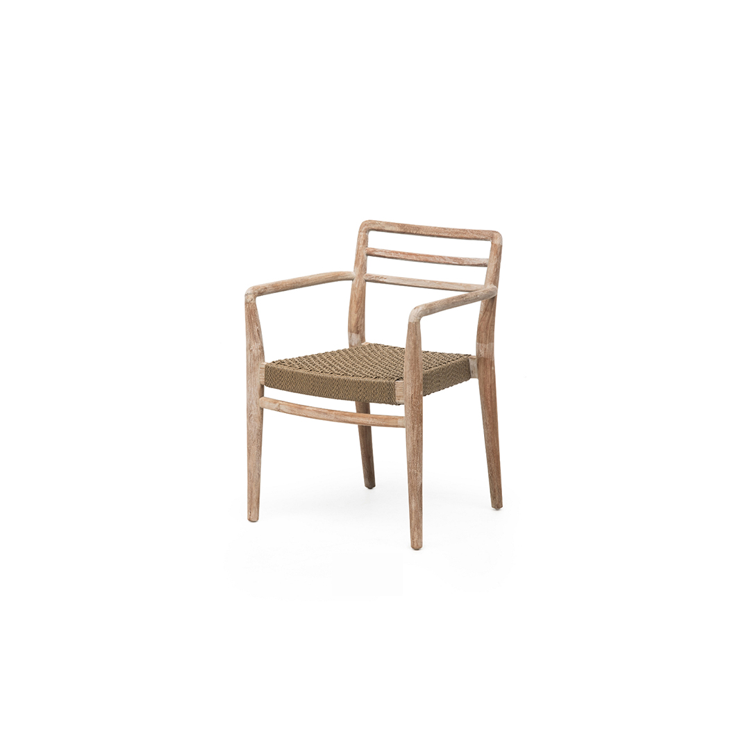 chair kourtis gommaire teak jared outdoor dining seating