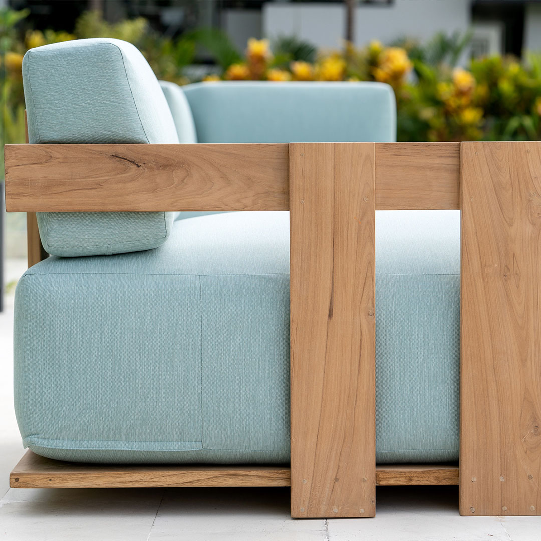 kourtis outdoor axis sofa 3 seater living