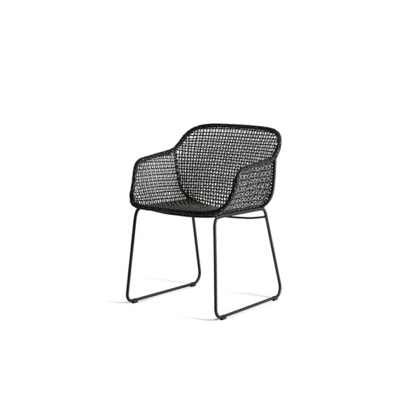 kourtis outdoor violet armchair woven