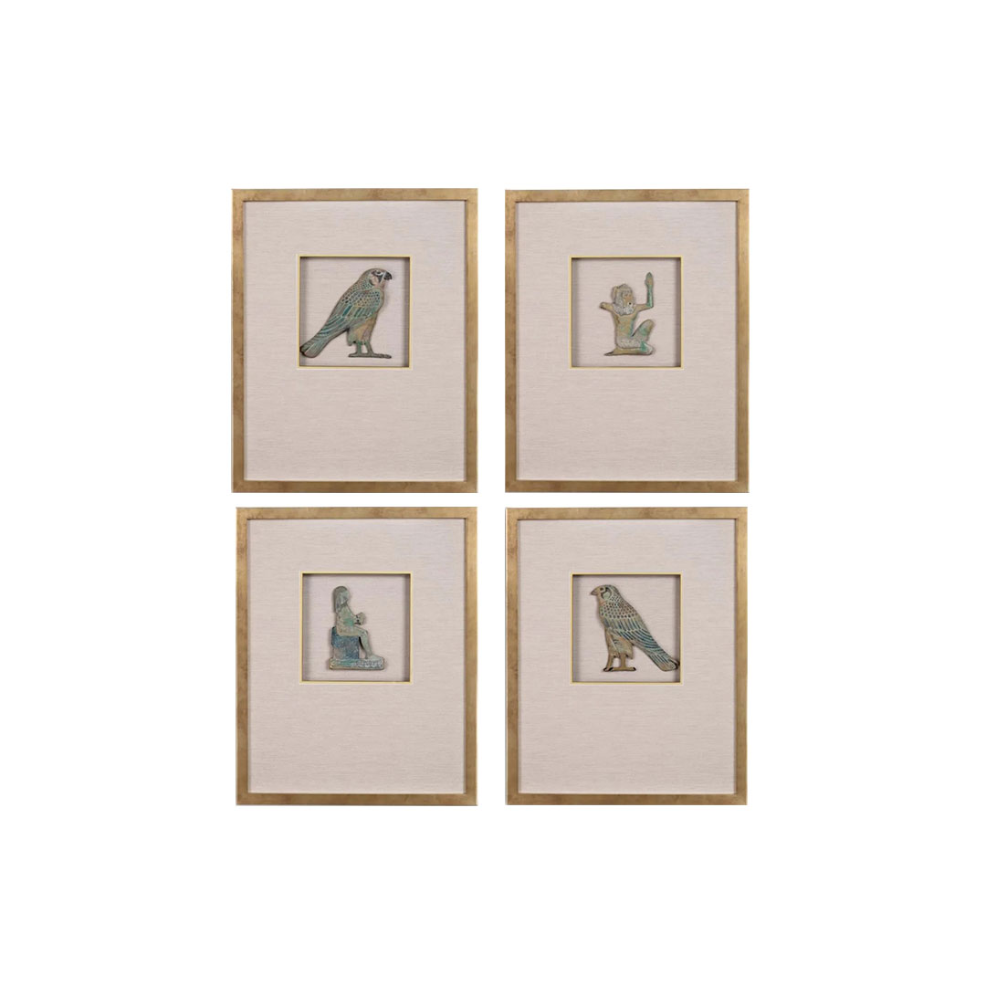Eichholtz Wall Art Inlay Hermopolis set of 4