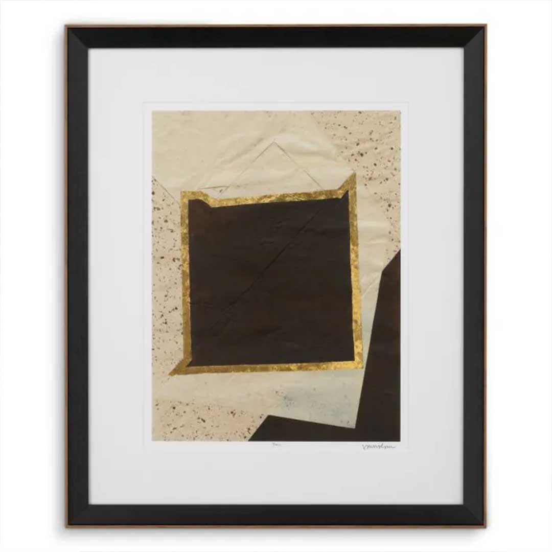 Eichholtz Print Creased Umber by Vanna Lam set of 2 - Image 4