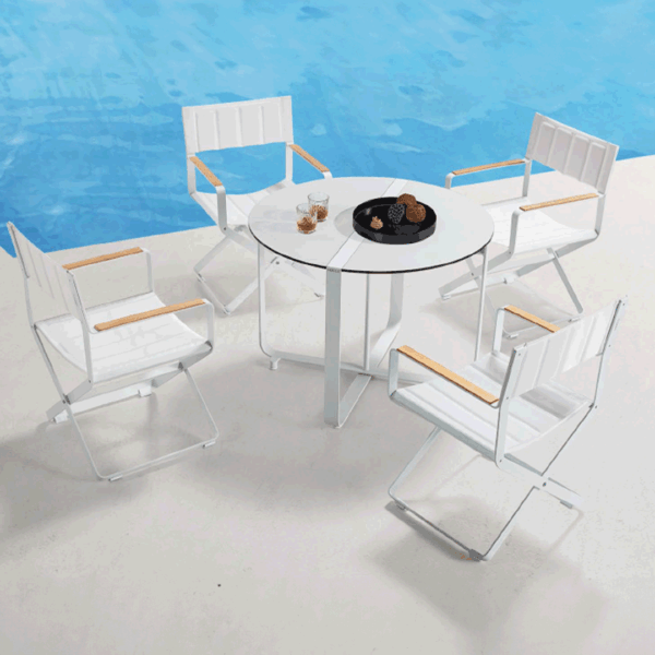 Κourtis Outdoor Τραπέζι Φαγητου Clint