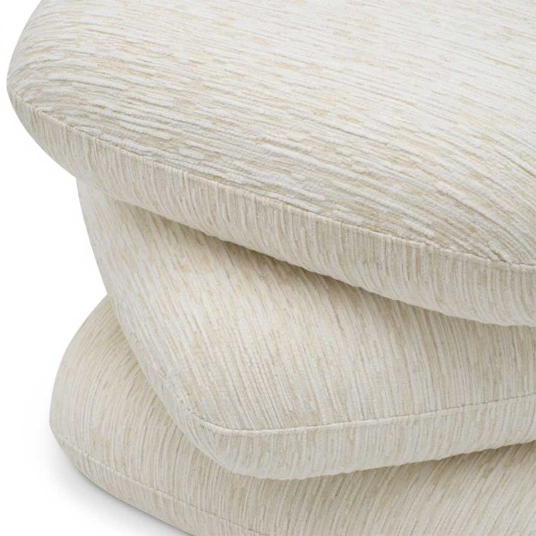 EICHHOLTZ ΣΚΑΜΠΟ Greenwich Pelton jacquard off-white - Image 6