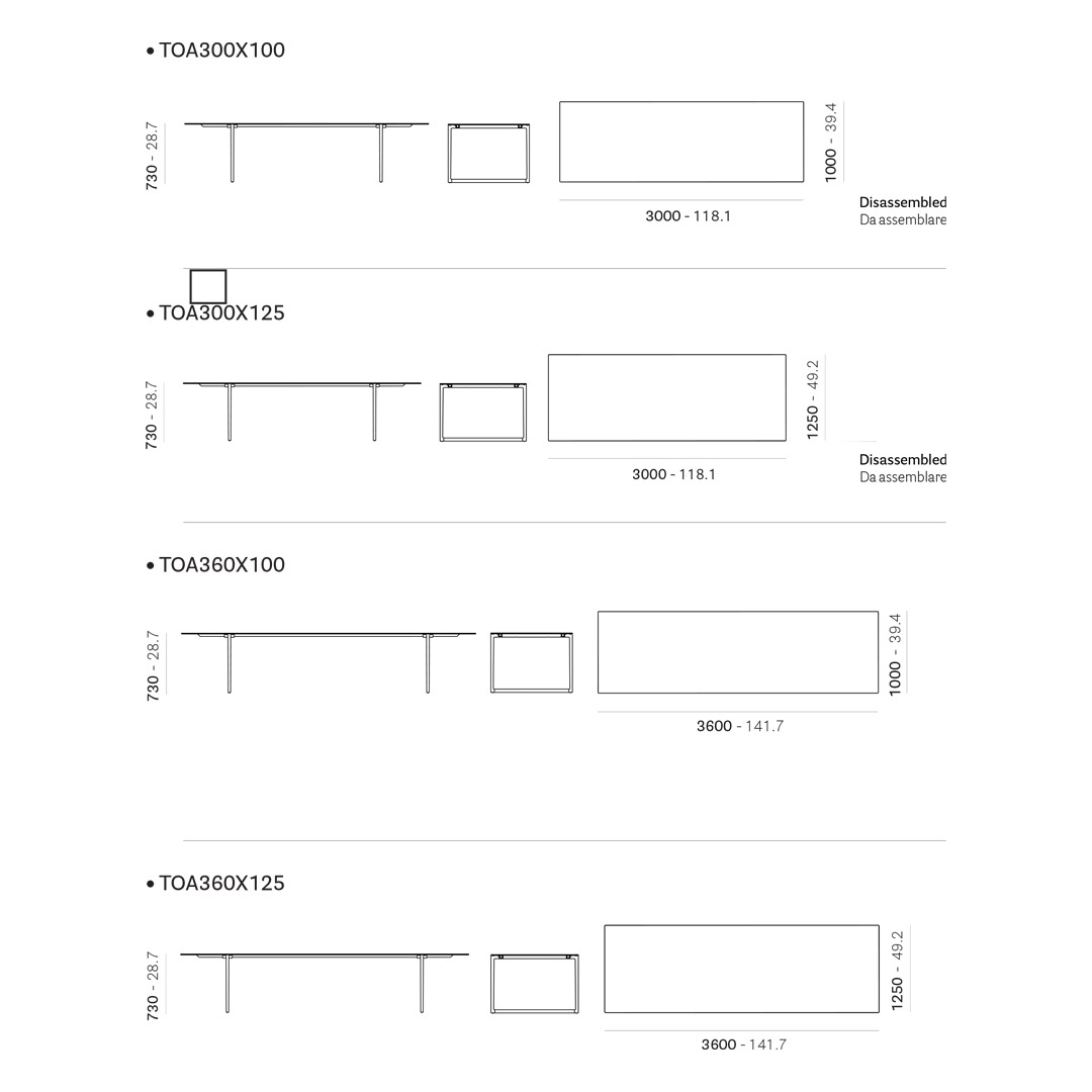 Pedrali Dining Table Toa - Image 12