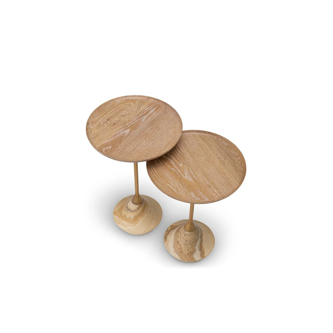 EICHHOLTZ ΤΡΑΠΕΖΙ ΠΛΑΪΝΟ ΣΕΤ 2 PUGLIA - Image 5