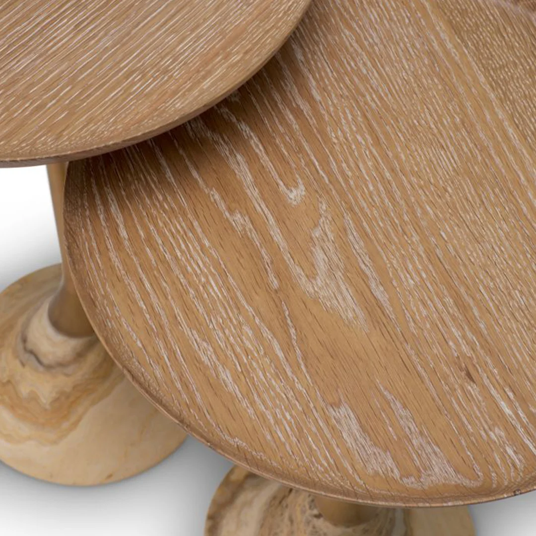 EICHHOLTZ ΤΡΑΠΕΖΙ ΠΛΑΪΝΟ ΣΕΤ 2 PUGLIA - Image 3